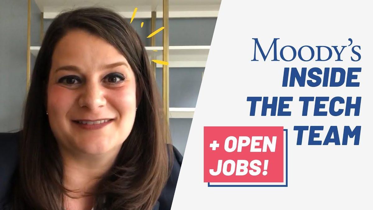 Join Moody’s Tech Team To Work In A Diverse And Collaborative Environment!