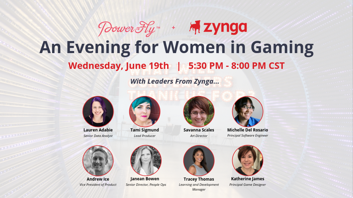 An Evening for Women in Gaming with Zynga’s Women Tech Leaders