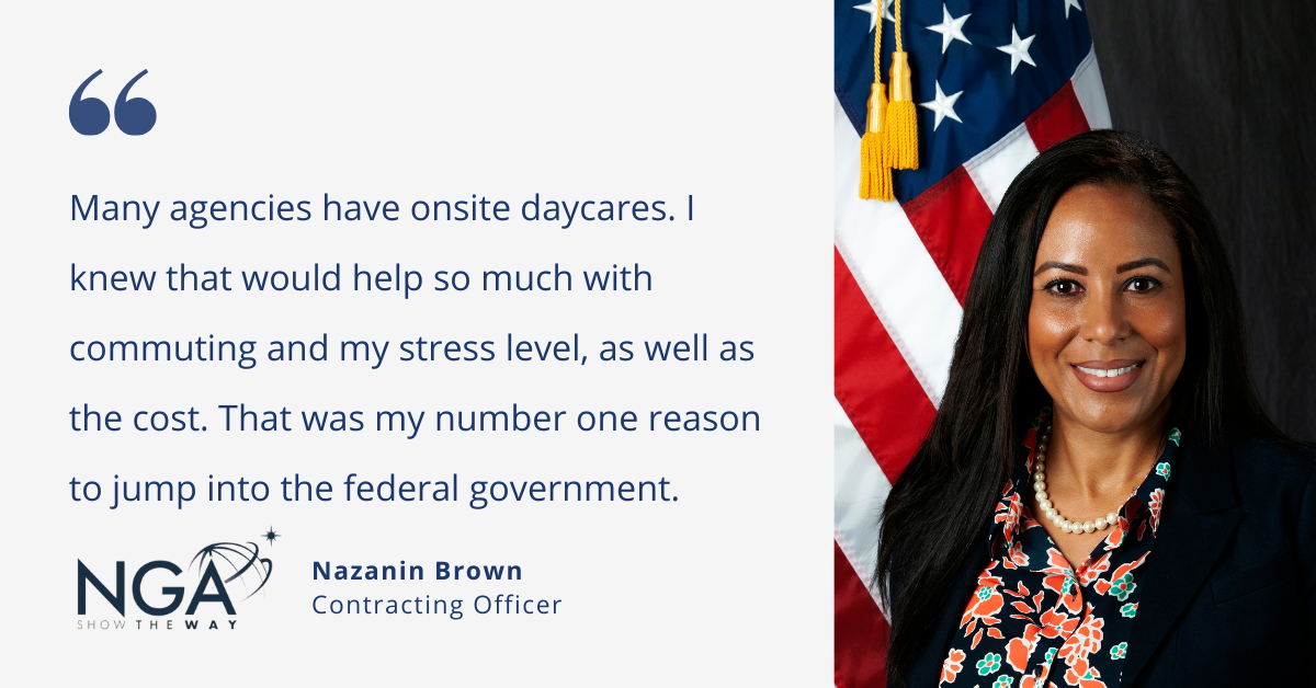 NGA's Nazanin Brown on Being a Full-Time Working Mom
